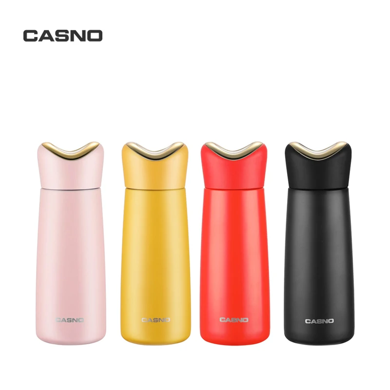 

CASNO stainless steel water bottle 280ML hydro flask Portable Vacuum Insulated Pot Climbing Outdoor Sports Bottles thermo