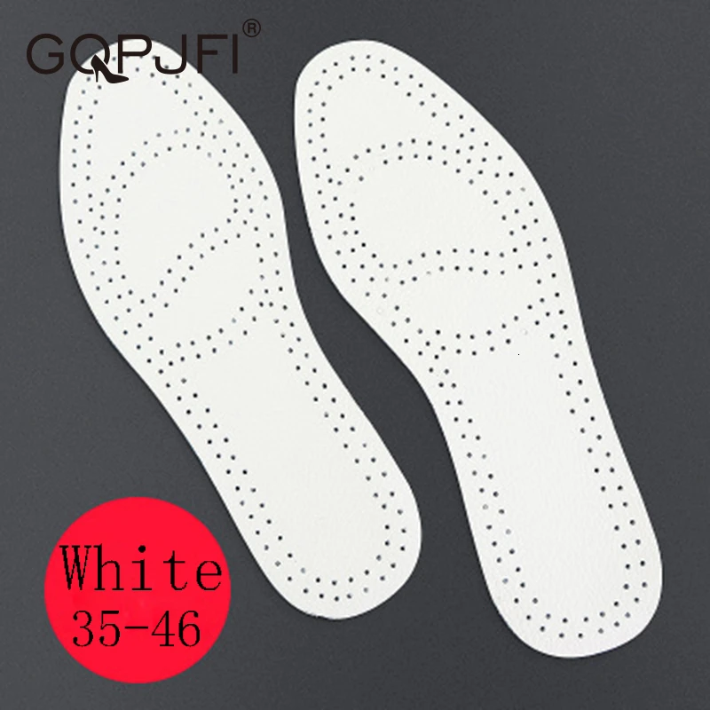 Стельки унисекс из натуральной кожи можно резать амортизирующие дезодорирующие