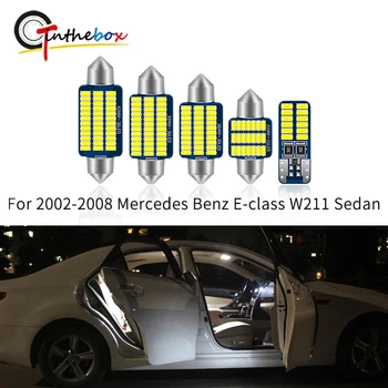 

Gtinthebox Canbus Error Free Car LED Interior Lights Trunk Light Footwells Light For 2002-2008 Mercedes Benz E-class W211 Sedan