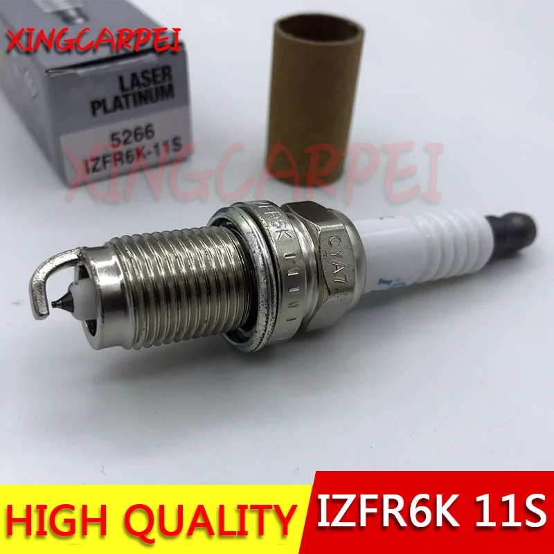 Новинка 4 шт. IZFR6K 11S 5266 9807B 561BW иридиевая Свеча зажигания для Honda Civic 2006 2011 1 8 IZFR6K11S