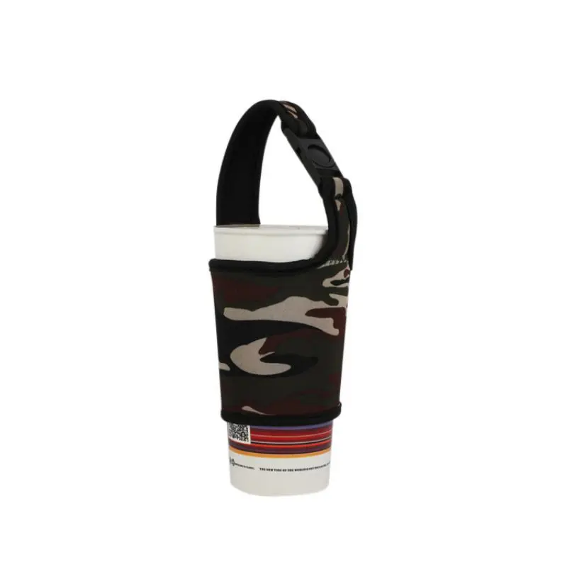 Handheld Coffee Sleeve Cover Heat Insulation Milk Tea Juice Drink Cup Holder Case Mug Carry Tote Bag Travel Reusable - Цвет: A7