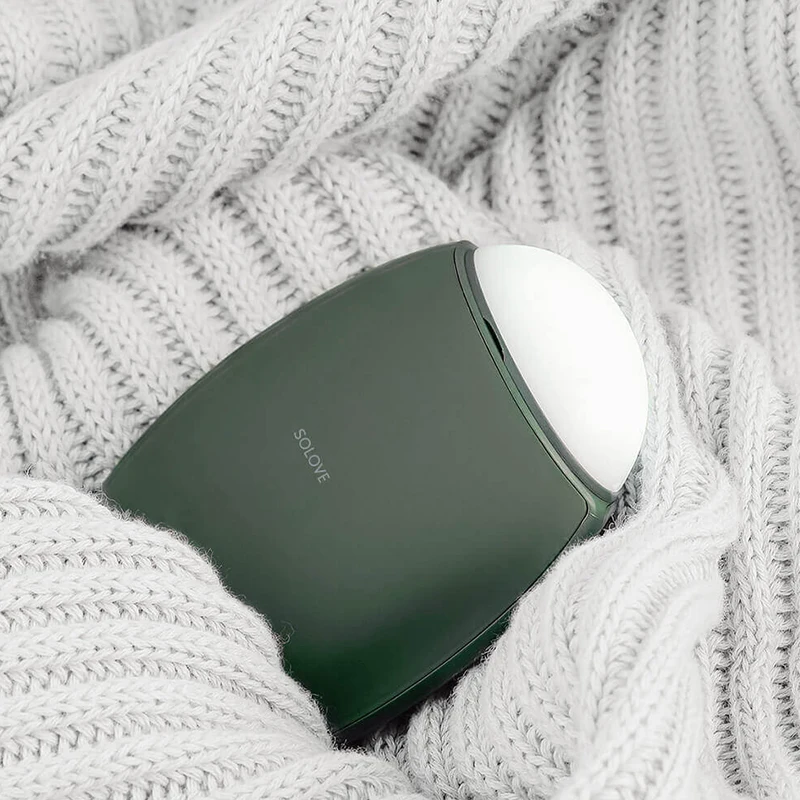 SOLOVE N2 зарядка через usb грелки Карманный нагреватель грелка для рук Портативный электронный подогреватель