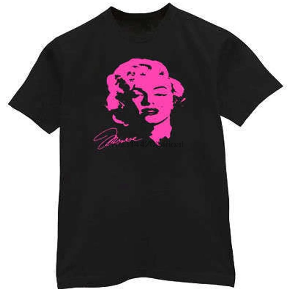 Mens T shirt Neon Marilyn Monroe | Мужская одежда