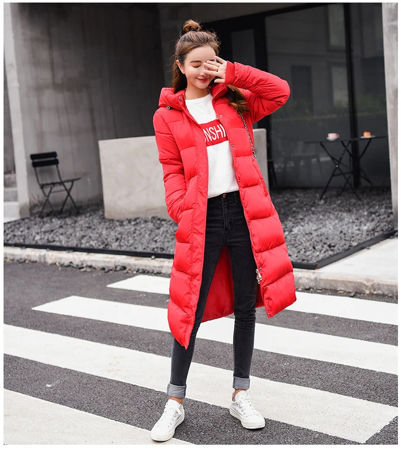 Parka Women Down Jacket Long Sleeve New Coats Women's Clothing Autumn Winter Jacket For Woman Warm Clothing Quilted Coat
