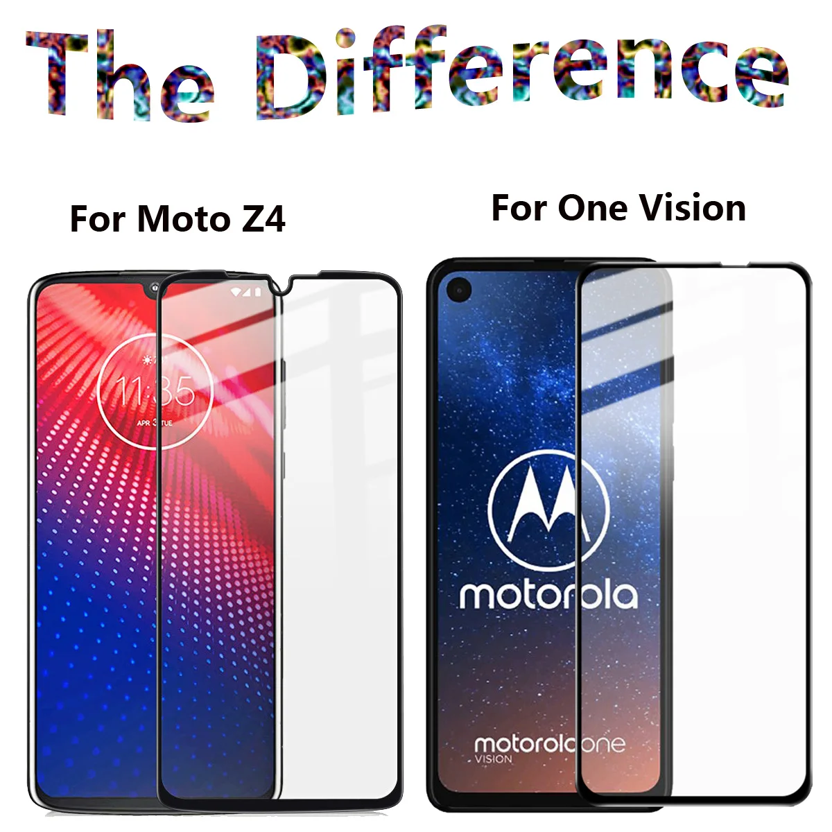 Imak закаленное стекло для Motorola One Vision полное покрытие 9H стекло закаленное экран Защитная пленка для Moto Z4 Стекло протектор