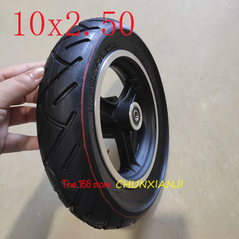 Lightning 10x2,50 бескамерные/покрышка шины с Алюминиевое колесо, втулка для электрического скутера и Спидвей 3