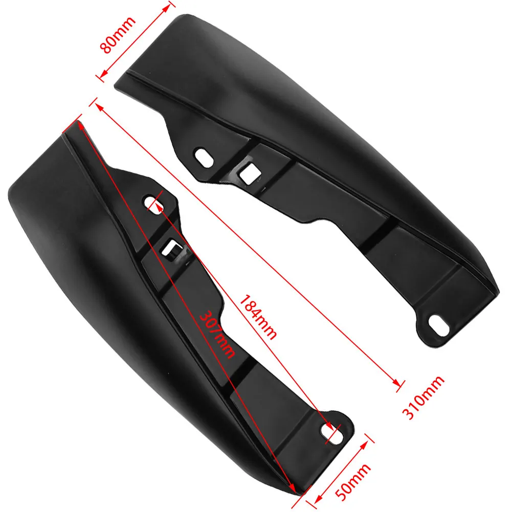 Мотоциклетный матовый черный тепловой щит средняя рамка воздушный дефлектор Накладка для Harley Touring Street Glide FLHX 2009- 2013 12