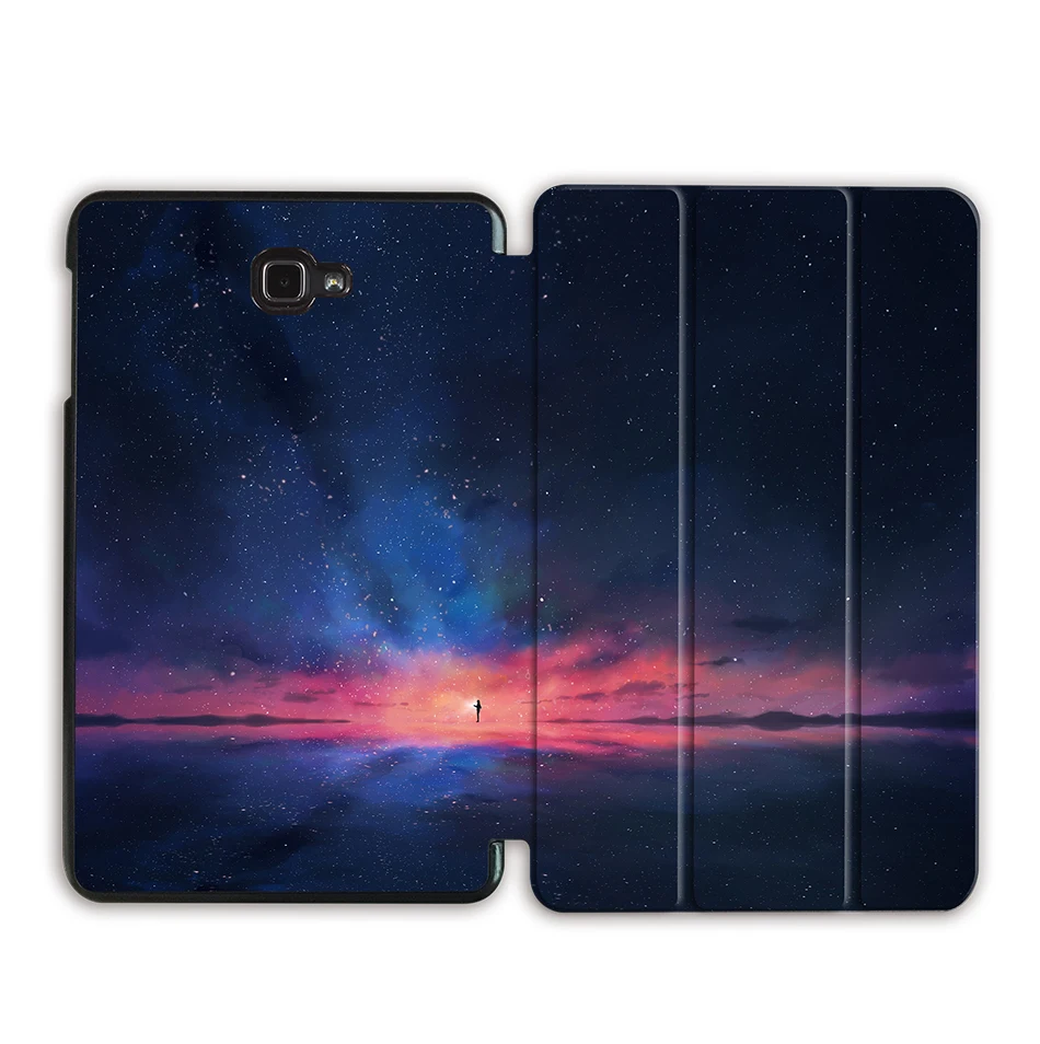 Чехол MTT с мультипликационным принтом для samsung Galaxy Tab A A6, 10,1 дюймов, SM-T580, T580, тонкий чехол из искусственной кожи с откидывающейся подставкой, чехол для планшета, защитный чехол, T580 - Цвет: SS03