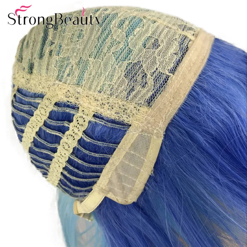 StrongBeauty Короткий прямой парик женский волос Синтетический монолитный Повседневный/Косплей Полный парик много цветов
