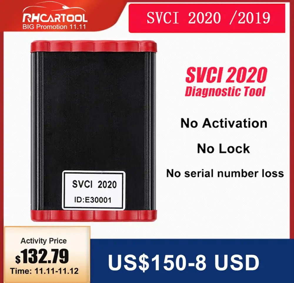 

FVDI SVCI 2020 V38.1 OBD2 Key programmer SVCI function of VVDI2 V2014 SVCI 2018 No Limited Fvdi abrites commander for vag Update
