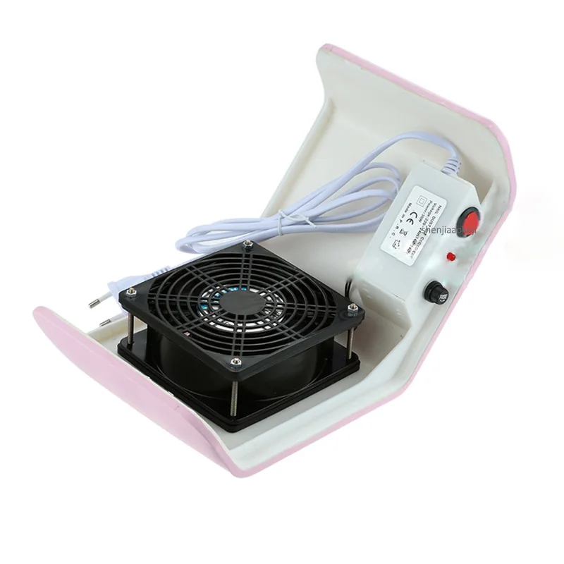 220V white Бытовой DIY Сушилка для ногтей пылесборник для ногтей Вакуумный Пылесос Для ногтей гель для наполнения пылесборник 1 шт - Цвет: 220V white
