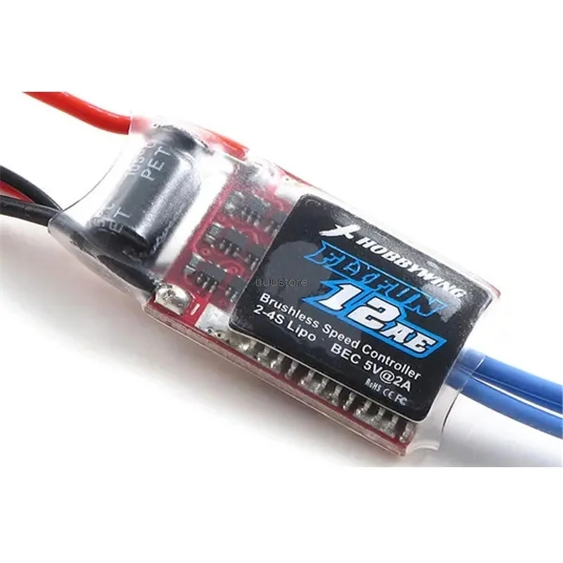 Hobbywing FlyFun V5 20A 30A 60A 80A 110A 120A 130A 160A Speed Controller Brushless ESC 3-6S with DEO Function for RC Quadcopter 6