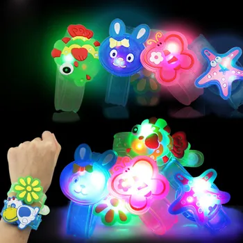 

Kid Novelty Toys Multicolor LED Light Flash Toys Gift Light Wrist Hand Take Dance Party Dinner Wrist Luminous Toys #1.16