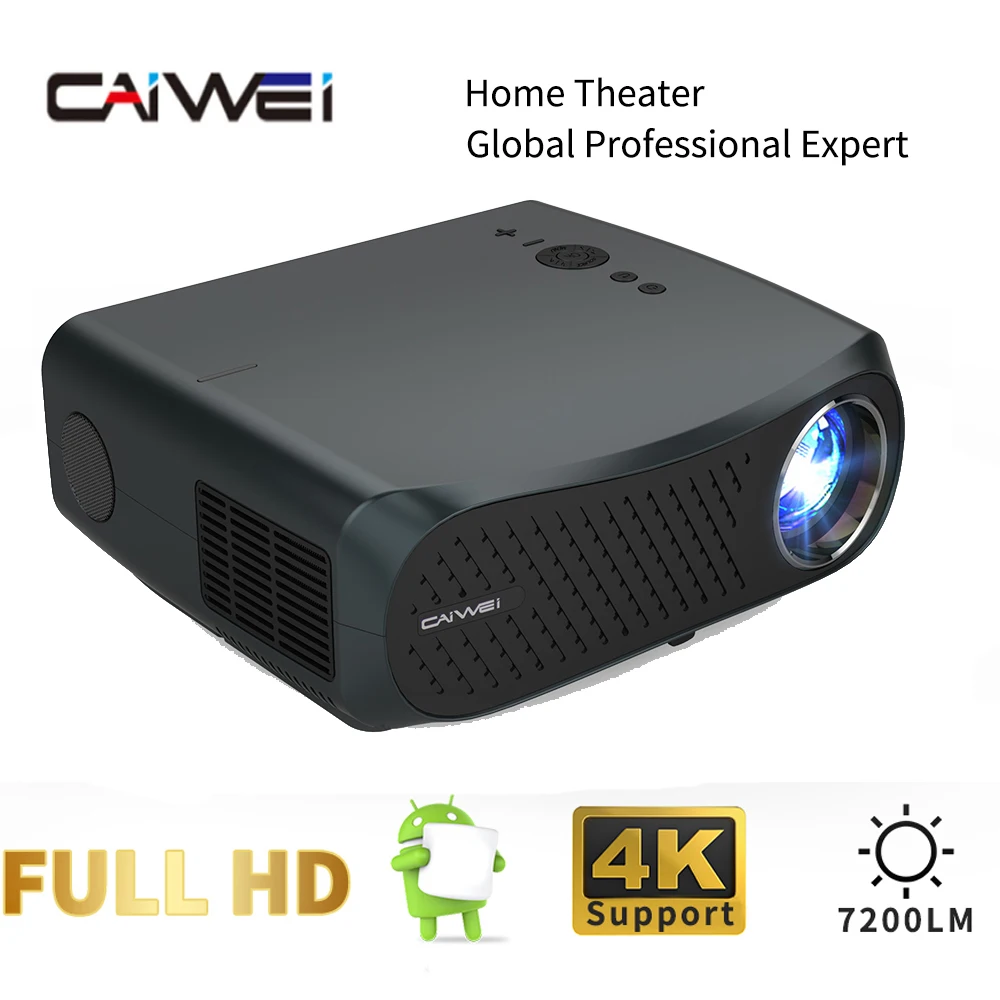 Домашний проектор Beamer беспроводной Airplay Full Hd 1080P разрешение домашний кинотеатр