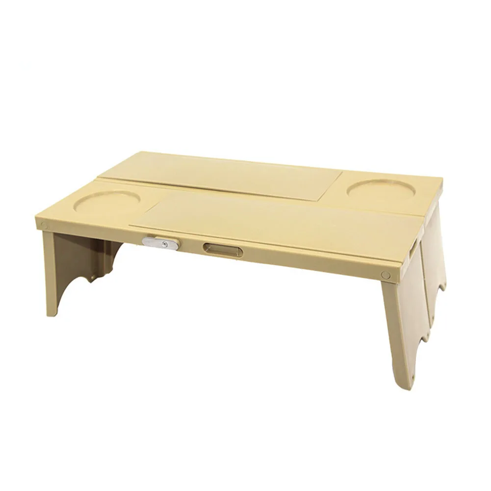 

Portable Picnic Table Outdoor Khaki Low Camping Practical Durable Barbecue PP Lightweight Mountaineering Joint Folding