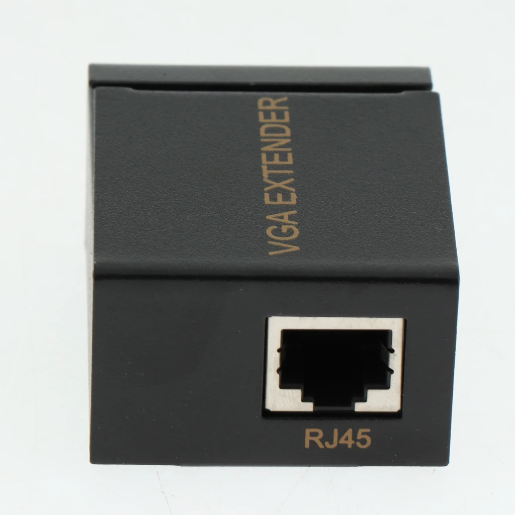 VGA удлинитель преобразователь усилителя одиночный RJ45 CAT-5E/6 Ethernet кабель