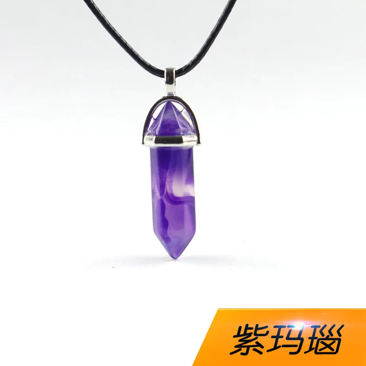  Purple agate wax cord