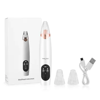 

Blackhead Remover Vacuum Facial Pore Cleanser Suction Tool Electric Acne Comedone Extractor Kit LED Display SB Rechargeable 50