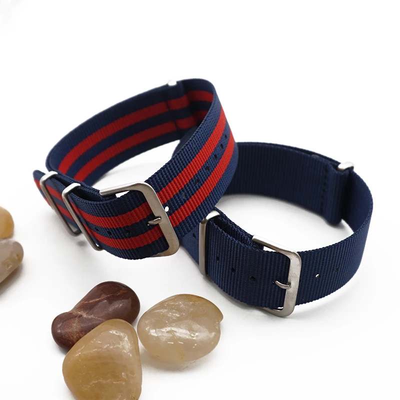 

Hot Activity High Quality Watch Strap 20mm 22mm Valentine's Day Couple Nylon Strap NATO Watchands