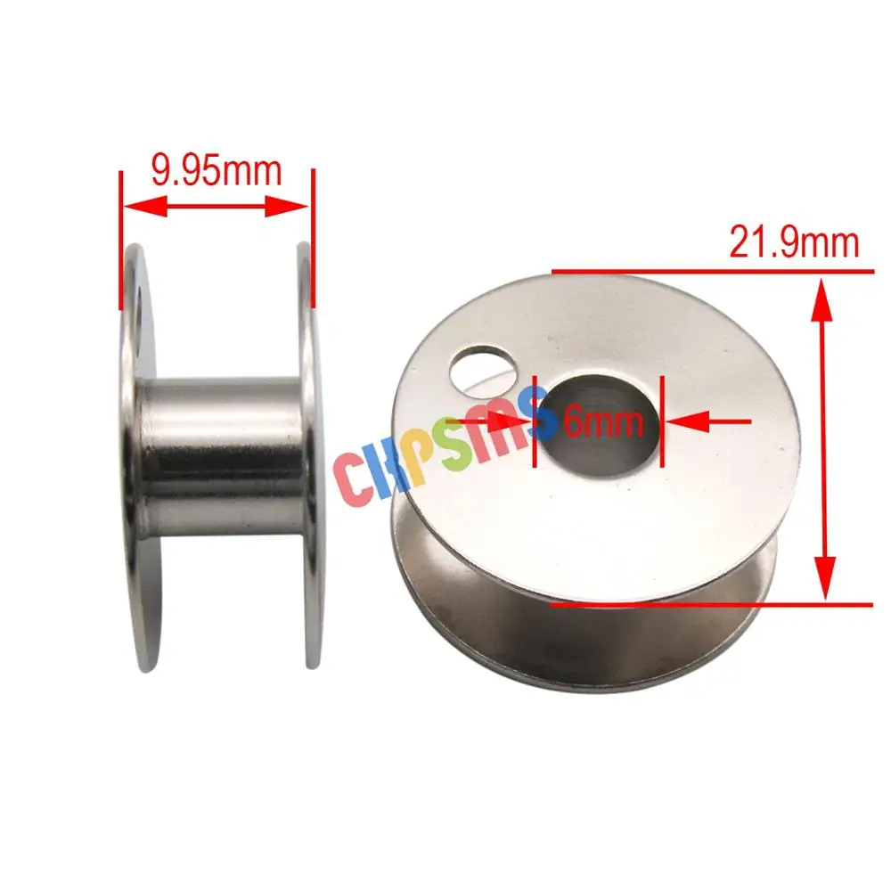 #203470 STEEL BOBBINS FIT FOR CONSEW 225 226RB 227 SINGER 111W 212W JUKI LU-562 100 PCS CKPSMS brand