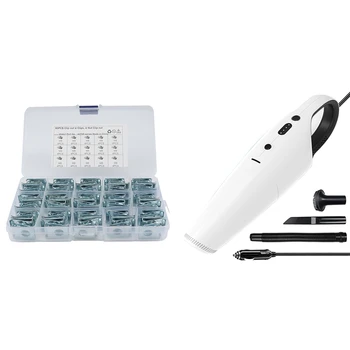 

1pcs Starter Solenoid Relay for Honda Trx 300 Fourtrax 1988-2000 & 1pcs 8000Pa Handheld Car Vacuum Cleaner Strong