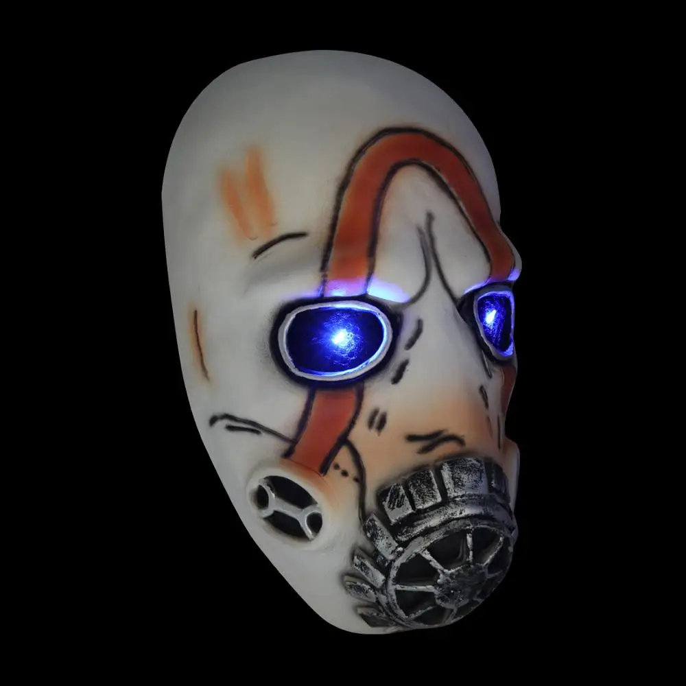 Игра Borderlands 3 Psycho»(«милый чудак» Bandit Косплэй Маска Из Латекса светодиодный свет Головные уборы шлем для взрослых на Хэллоуин Карнавальный костюм для вечеринок Реквизит