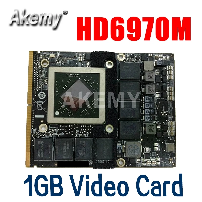 ERILLES оригинальная HD6970M HD 6970M видеокарта 1 ГБ 109-C29657-10 216-0811000 2011 графическая VGA карта