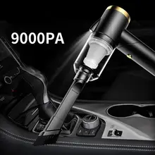 Mini aspirateur de voiture sans fil, 9000Pa, à main, pour maison et voiture, à double usage, avec batterie intégrée
