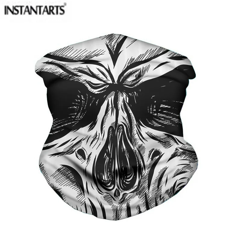 INSTANTARTSGothic Dead Skull Face крупным планом эскиз злой анатомический Скелет Artsy