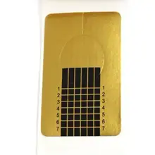 100 шт Золотой держатель для ногтей кристалл/светотерапия бумага для маникюра полотенца принадлежности для ногтей магазин ногтей дома diy ногтей