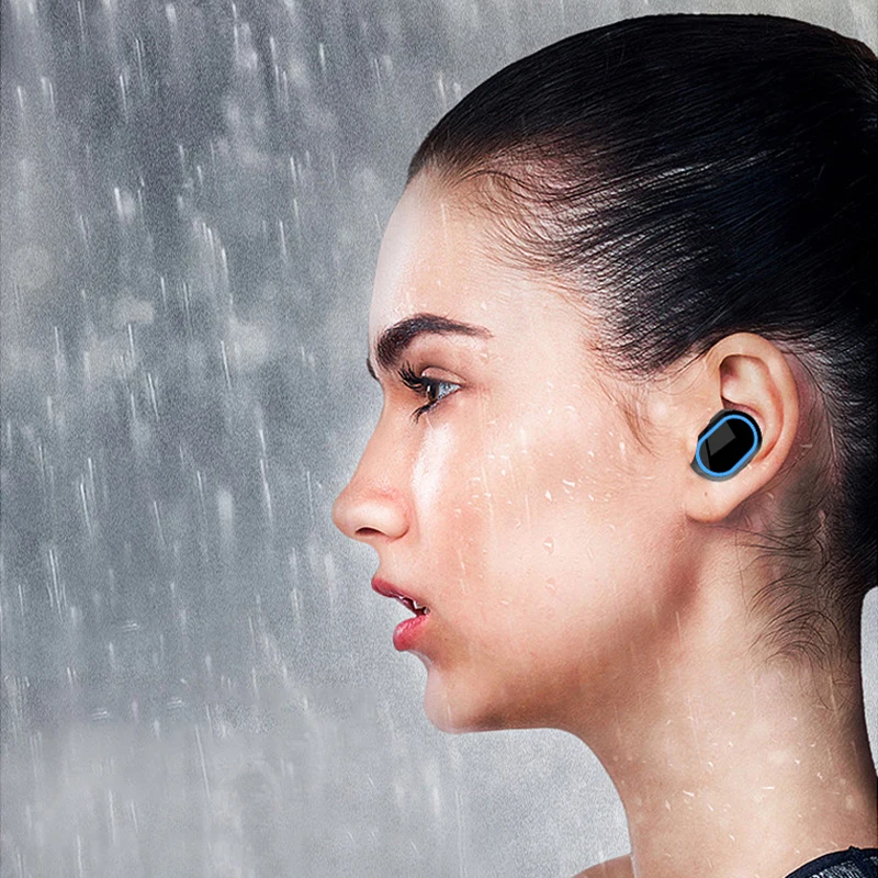 T16 TWS Bluetooth наушники Th беспроводные наушники-вкладыши водонепроницаемые 5,0 наушники спортивные свободные руки для мобильного телефона бинауральные микрофон