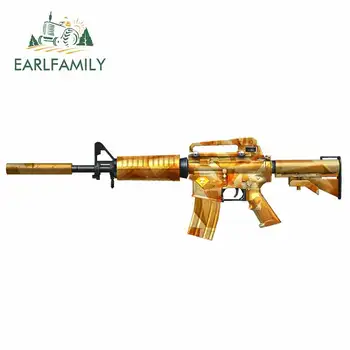 

EARLFAMILY 13cm x 4.2cm For M4A1-S Body for Car Stickers Laptop Fine Decal Vinyl Material Waterproof Motorcycle Decoration
