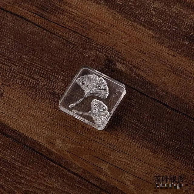 Vintage moon eucalyptus leaf flower stamp DIY acrylic rubber stamps for stationery scrapbooking transparent stamps - Color: 5