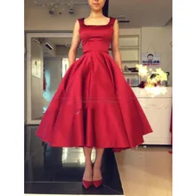 Простая бордовая Бохо трапециевидная юбка для невесты открытая спина с плеча атласное свадебное платье бант на спине свадебное платье