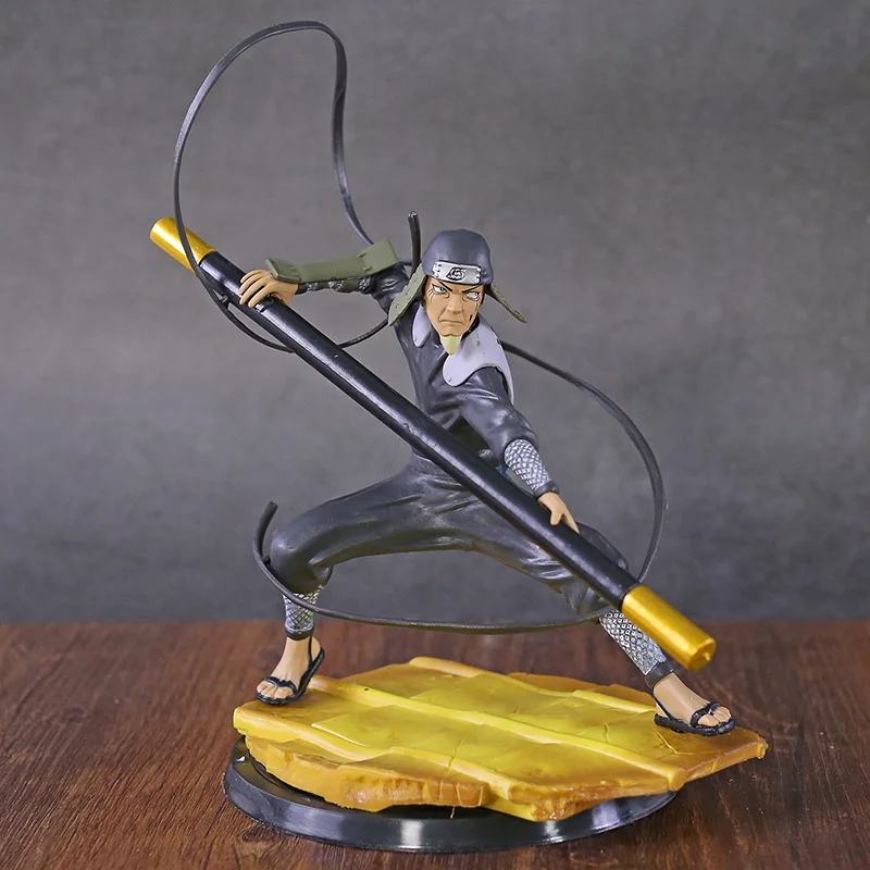 Аниме Наруто Shippuden третьего поколения огненные тени Sarutobi Hiruzen ПВХ фигурка Коллекционная модель игрушки
