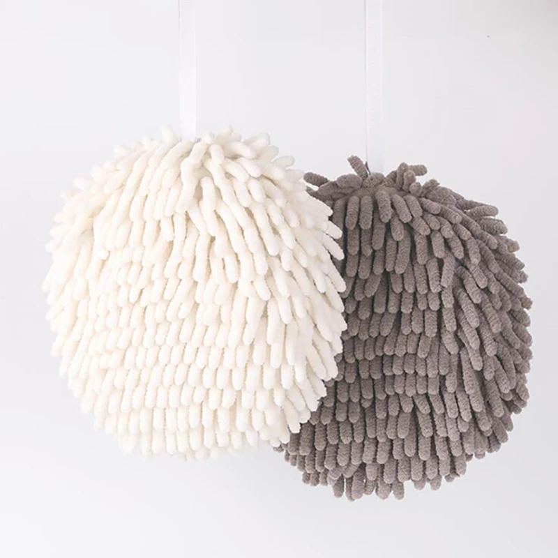 Kitchen Rags Strong Decontamination Dish Hot Sale White Chenille Scouring Pad Efficient Scouring Pad Dish Cloth Cleaning Wipers