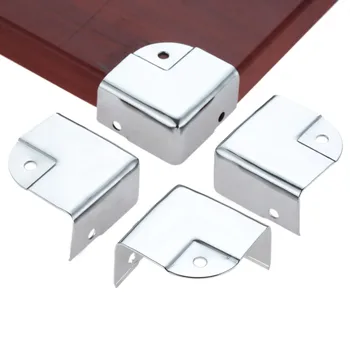 

4Pcs Aviation Corner Brackets Toolbox Wooden Case Box Cabinet Iron Edge Corner Protectors Covers Furniture Hardware 40*22mm