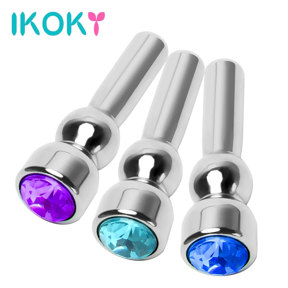 8-12mm Stainless Steel Urethral Sounding Penis Plug For Men Catheter Cock Dilator Urethra Plugs Medical Sex Toy Male Masturbator urethral dilator silicone urethral dilator