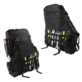 

Multifunctional Roll Bar Storage Bag Cage for 1997-2018 Jeep Wrangler JK JKU TJ LJ 4-Door with Multi-Pockets Organizer Cargo Bag