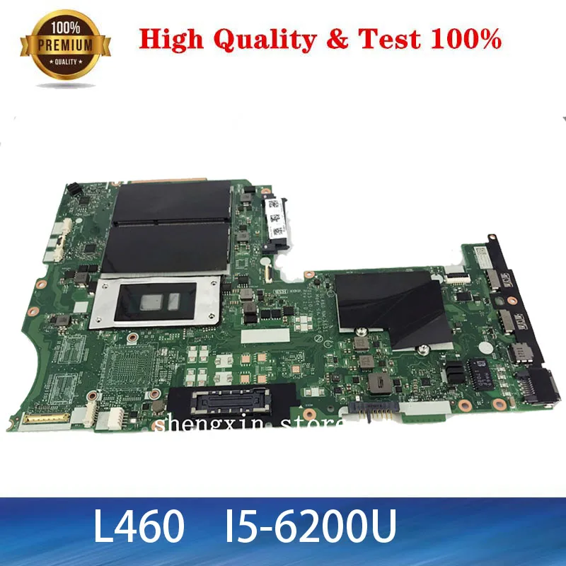 Promo  For Lenovo ThinkPad L460 Laptop Motherboard FRU:01AW259 BL460 NM-A651 With i5-6200U MB 100%