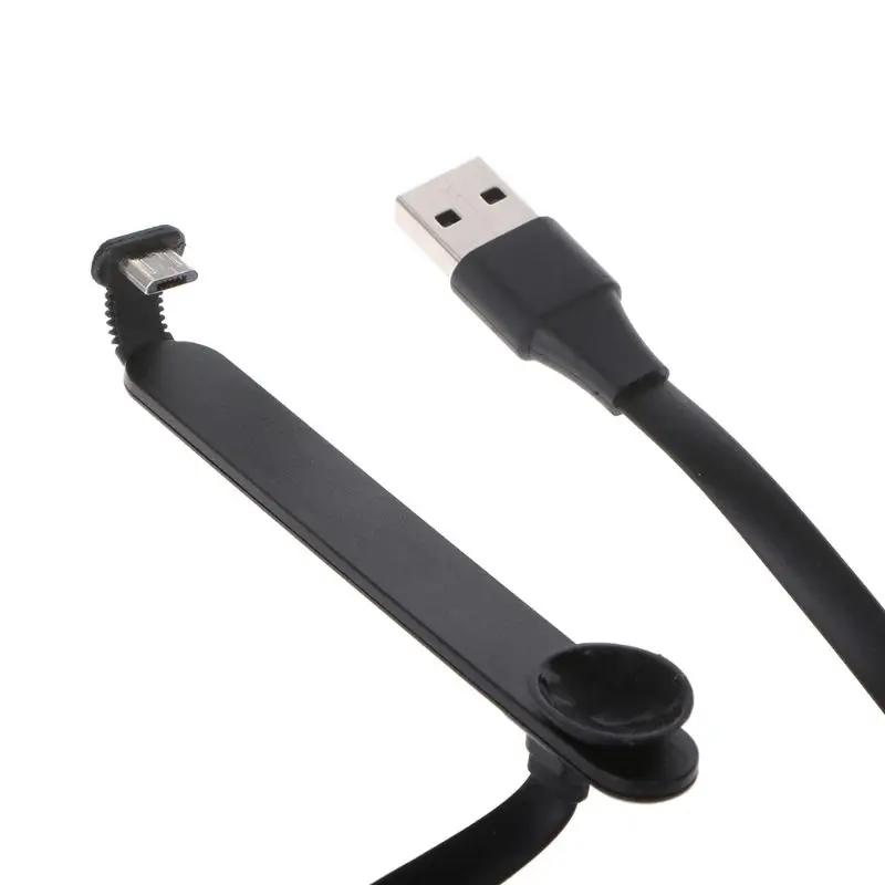 Кабель для телефона Micro USB зарядное устройство 180 градусов изгиб зарядки игровой провод для samsung S9 S8 Note8 iPhone X 8 7 LX9A