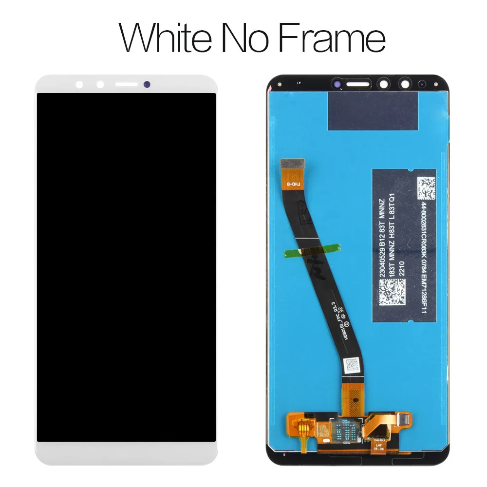 White no Frame Для huawei Y9 ЖК-дисплей кодирующий преобразователь сенсорного экрана в сборе FLA L22 LX2 LX1 экран для huawei Y9 Замена ЖК-рамки - Цвет: White no Frame