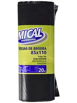 

Mical – Sacchetti di immondizia – 85 x 110 grande – 20 pezzi – [Confezione da 4]