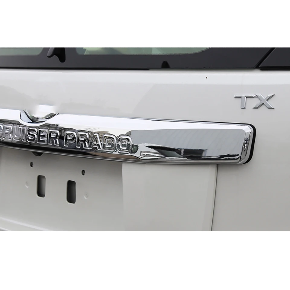 1 шт. хромированная крышка заднего багажника из АБС пластика для Toyota Prado 150 fj150 LC150