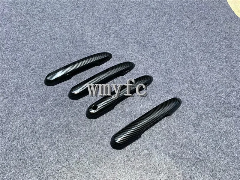 For Toyota RAV4 XA50 Silver or Black Titanium Car Door Handle and Door Bowl Cover Trim Molding Accessories