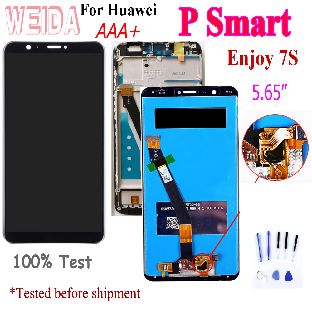 Weida Новый 5 65 дюймов для huawei P умный ЖК-дисплей Enjoy 7S кодирующий преобразователь