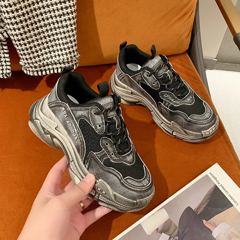 2個組送料無料 女性のレトロなスタイルのスニーカー ファッショナブルなカジュアルスニーカー 厚手の底 スニーカー イタリア直輸入 Women S Shoes Www Celpan Com Br