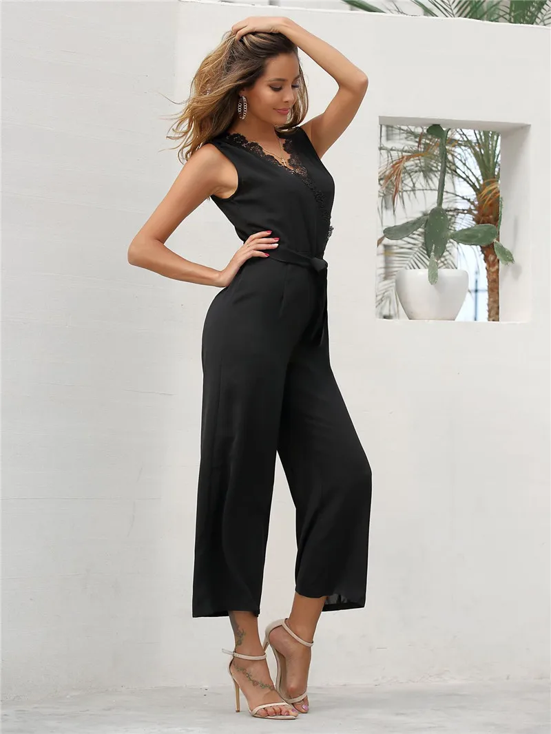 sleeveless lace jumpsuit women07