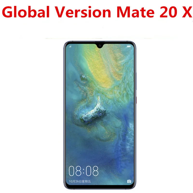 Смартфон HuaWei Mate 20 X EVR-L29 экран мобильный телефон дюйма 6 ГБ ОЗУ 980 Гб ПЗУ Kirin 128 2K