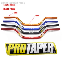 Руль PRO Taper Pack Fat Bar 1-1/" Dirt Pit Bike для мотокросса, руль для мотоцикла, длина 28 мм, PRO Алюминий